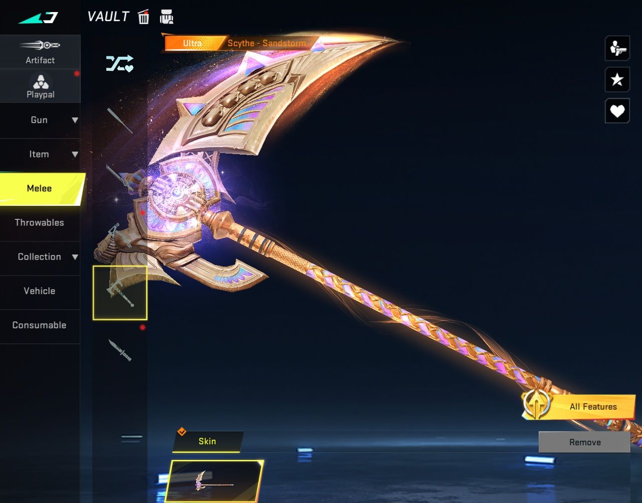 CONTA BLOODSTRIKE COM 1959 DE GOLD
