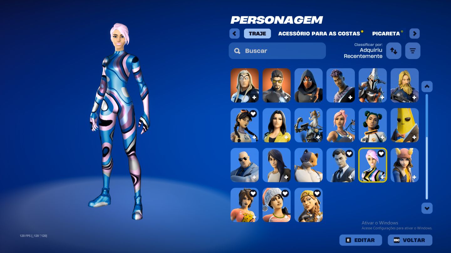 CONTA FORTNITE COM MIDAS DOURADO, JULES, MARVEL, NOITADA E ENTRE OUTRAS SKINS!!