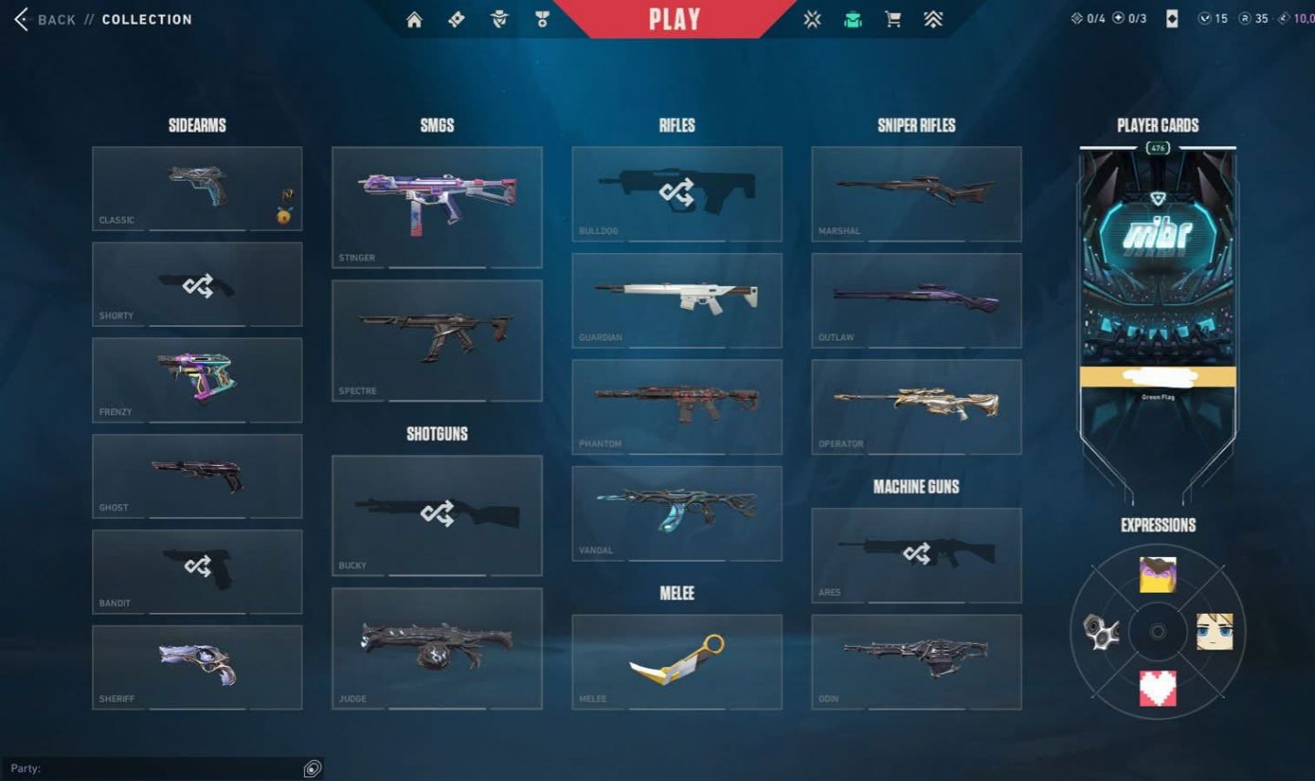 Conta de valorant com MUITA SKIN e mais de 10K gastos