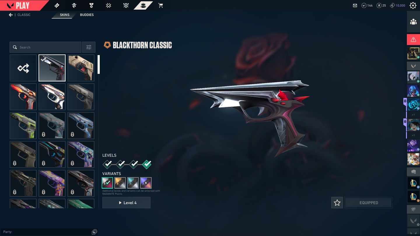 Conta de valorant com skins dima 2 preco negociavel