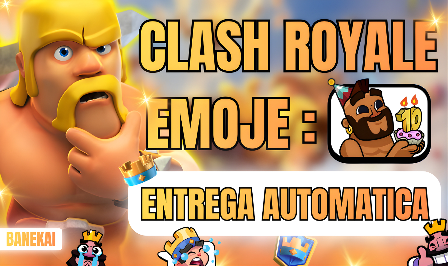CLASH ROYALE TODOS OS EMOJES NO MOMENTO - [ENTREGA AUTOMATICA]