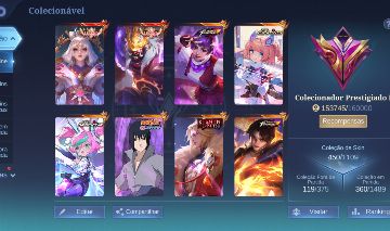 Conta mobile legends colecionador prestigiado 1