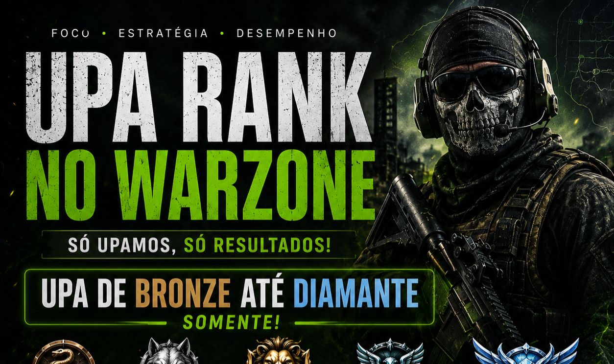 MAIS BARATO !! ELO JOB RANK WARZONE | Bronze até Diamante !! LEIA DESCRIÇÃO