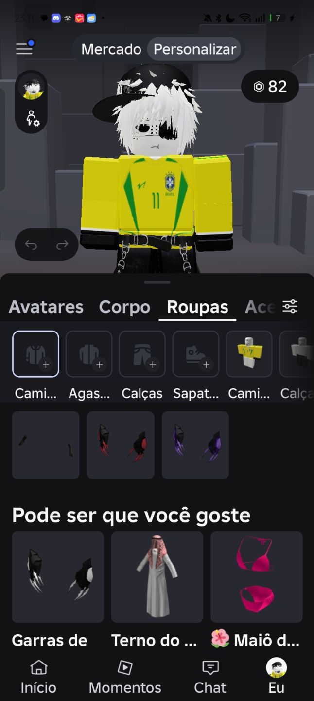 Conta de Roblox no preço dou desconto