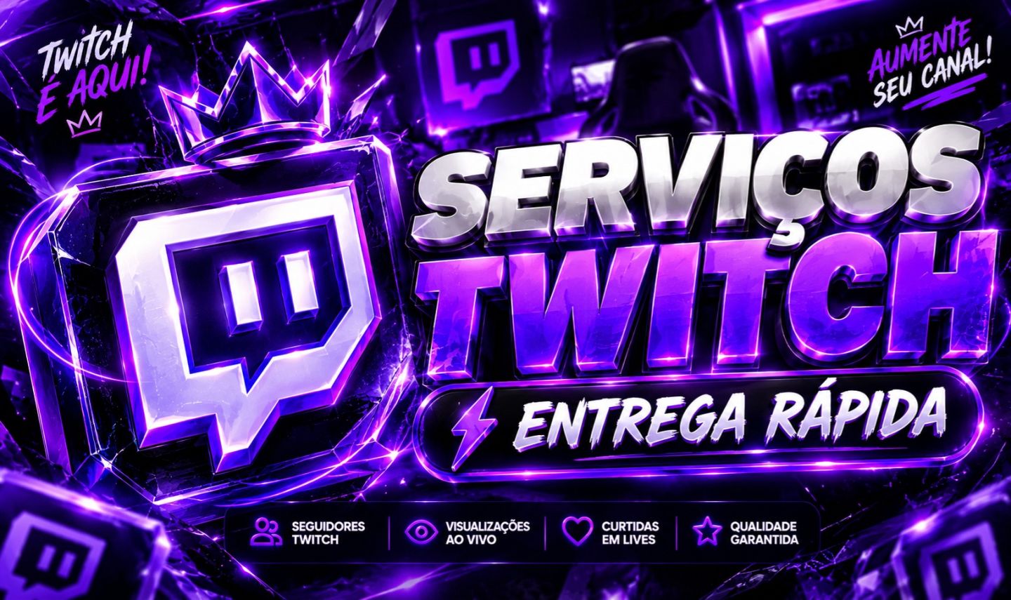 [Mais Barato]twitch / TWITCH | Seguidores, Curtidas e Views | Melhor Preço