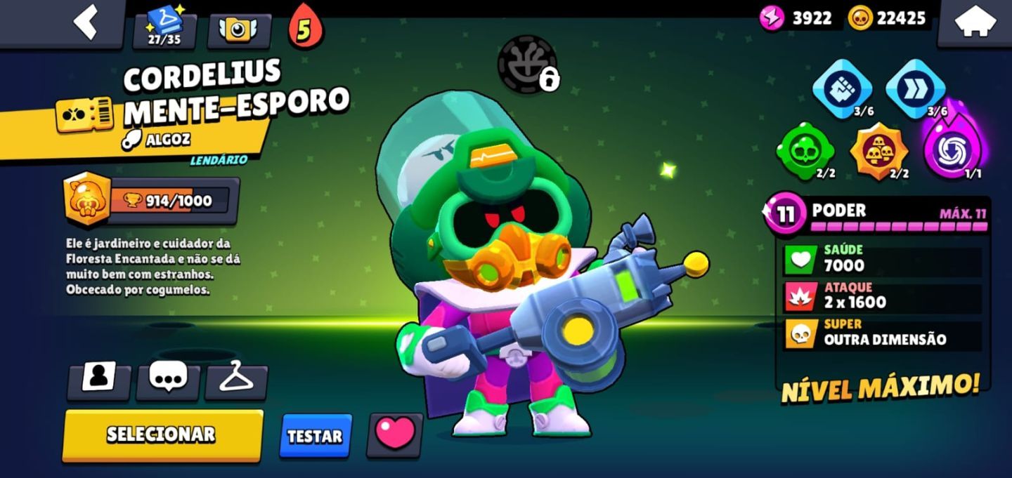 CONTA DE 2019 COM SHELLY ESTELAR (SKINS MAIS RARA DO JOGO) 68K TROFÉUS E MT MAIS