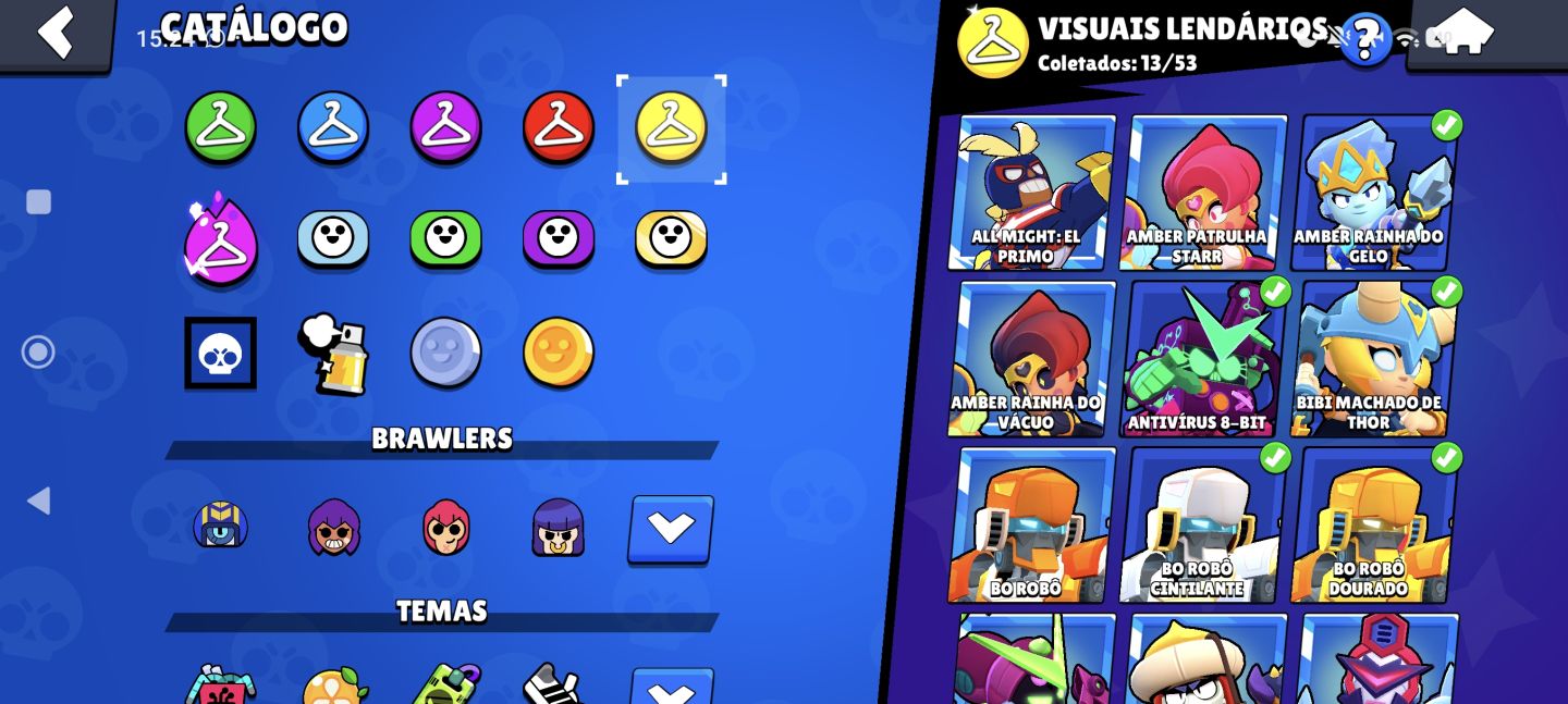 CONTA DE BRAWL STARS COM 115K DE TROFÉUS!!!