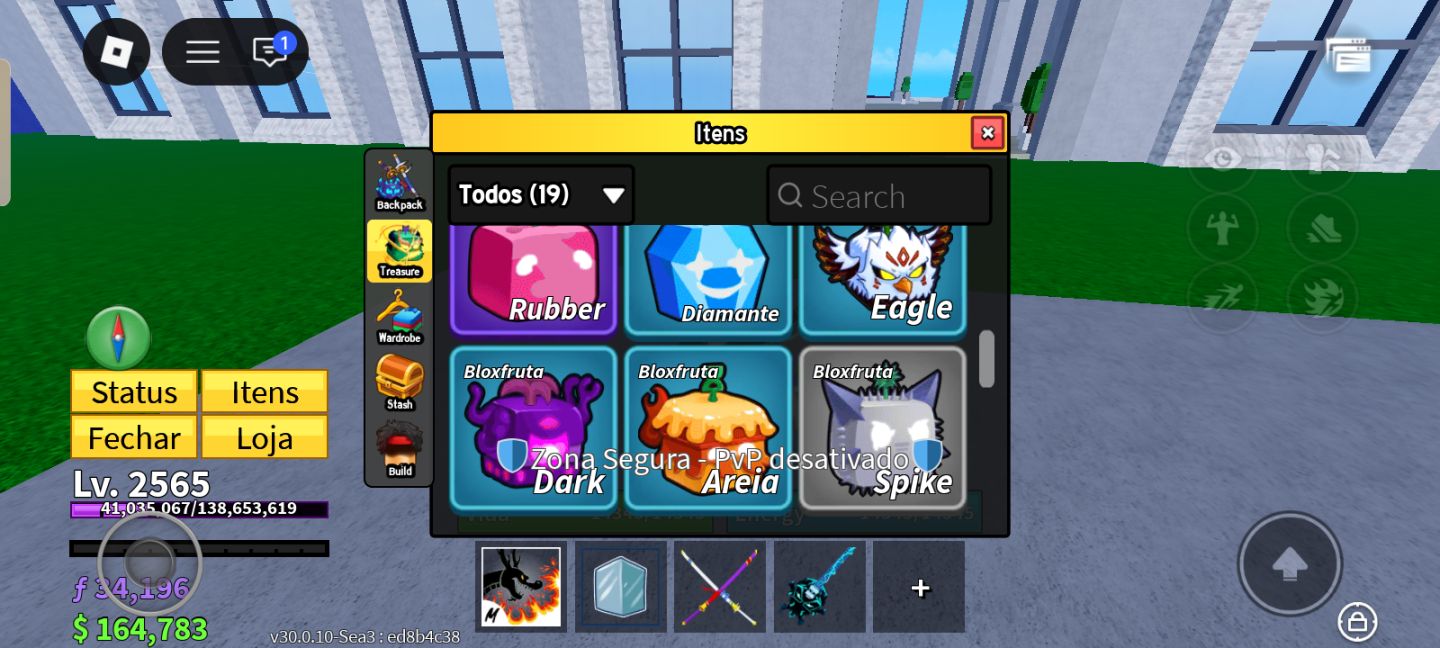 Conta de Roblox full no blox frutis