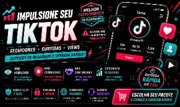 [MAIS BARATO DO SITE] SEGUIDORES, CURTIDAS E VIEWS PARA TIKTOK!!