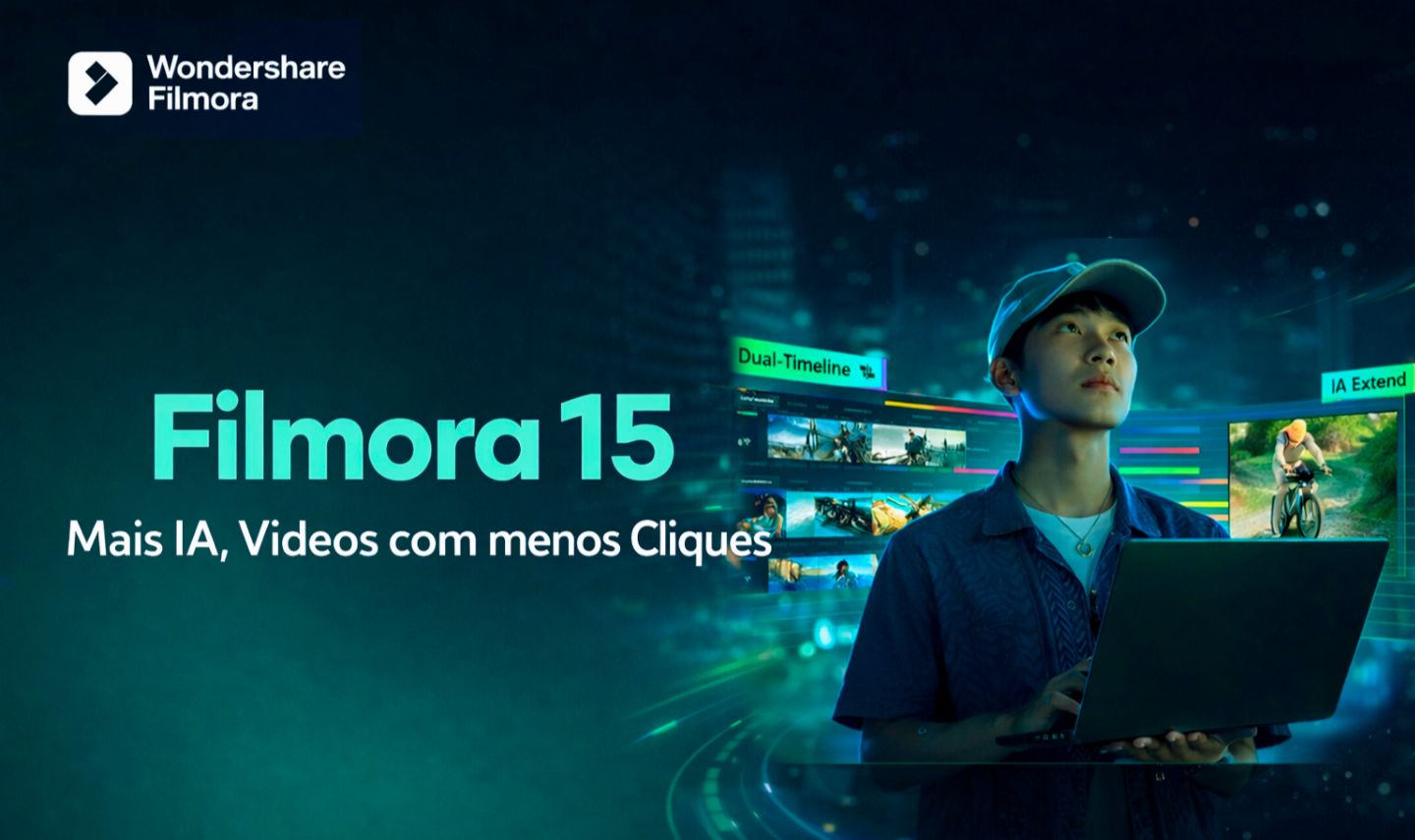 Wondershare Filmora 15 - 30 dias | Acesso Privado + Entrega Rápida