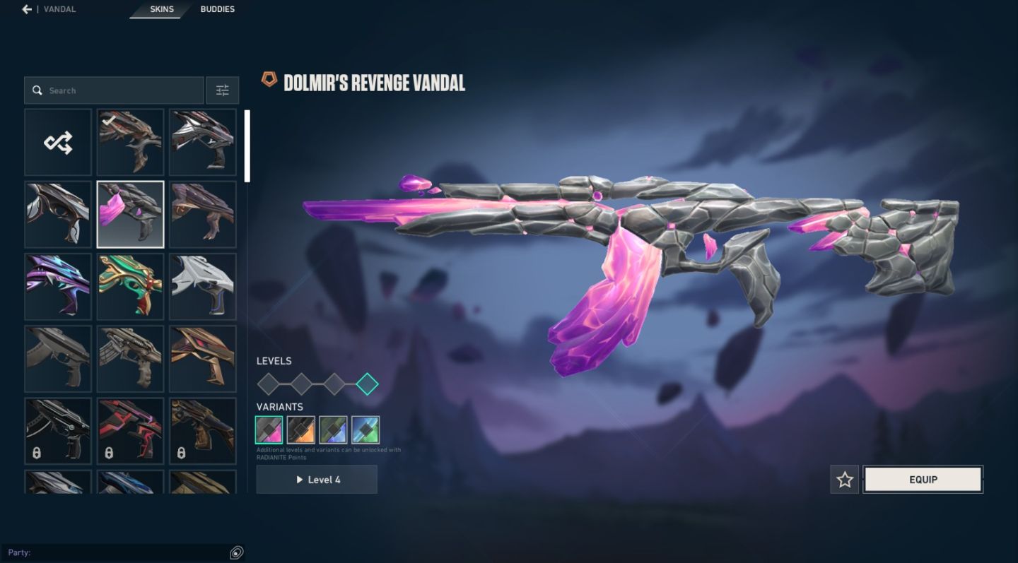 CONTA VALORANT 49.995+ VP EM SKINS