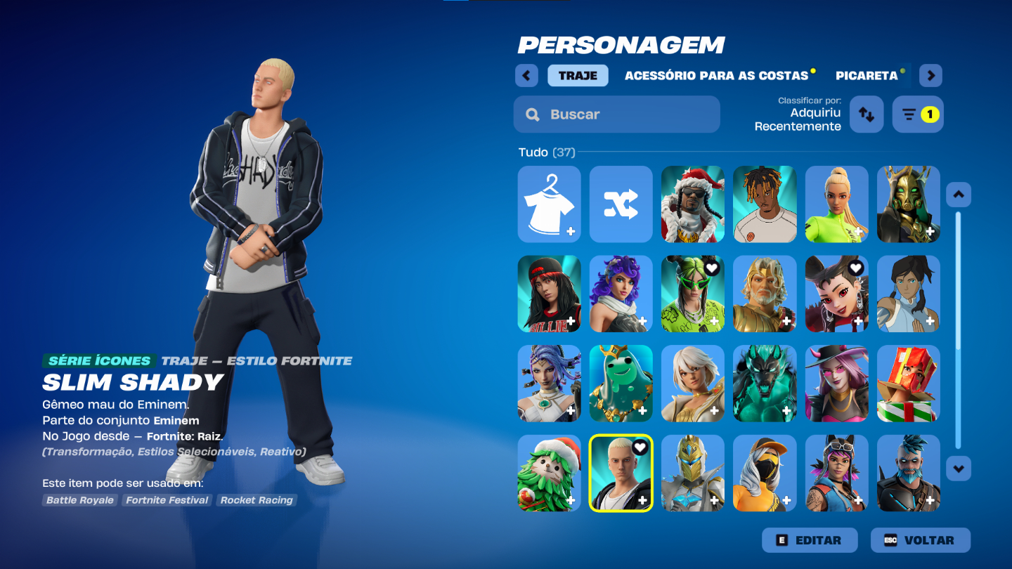 Conta de Fortnite + EPIC GAMES COM JOGOS(,Rocket league,FIFA 25 25)