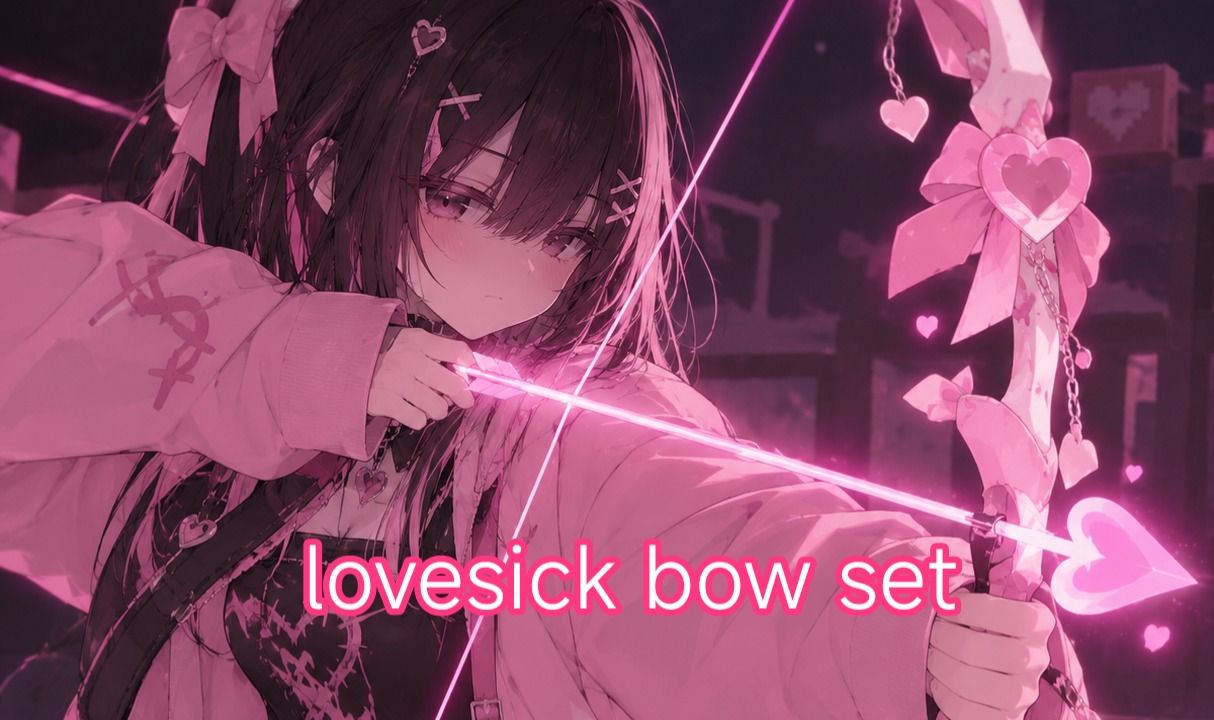 Set Lovesick bow(FTF) + brinde!! Por apenas 21!!