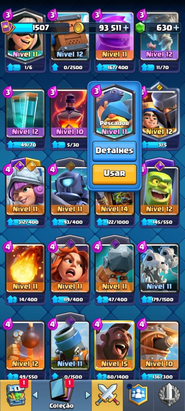 Conta de Clash Braba Nível 54 e 10k de troféus!!!