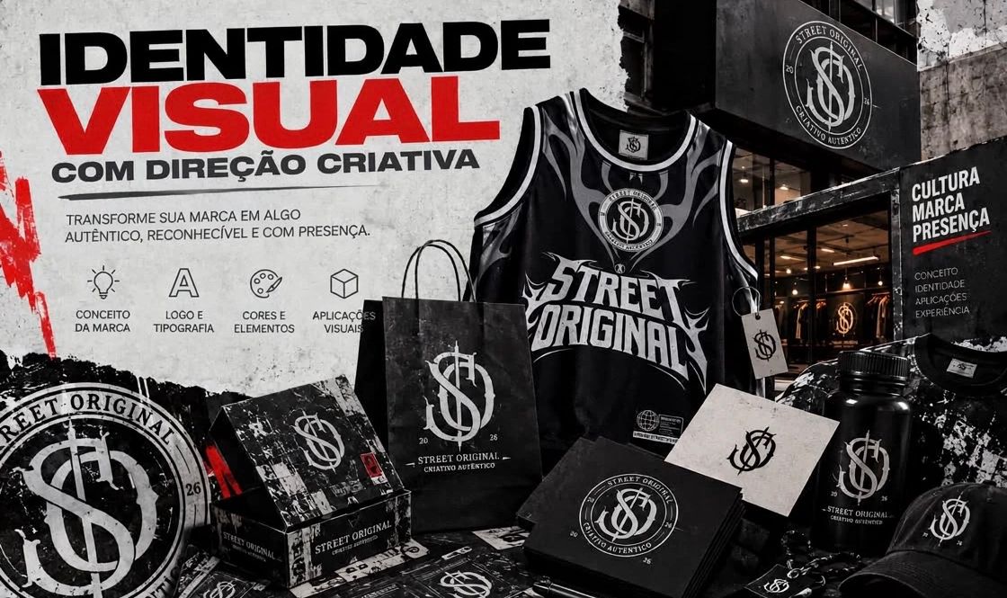 Criarei uma Identidade Visual Profissional e Exclusiva para sua Marca