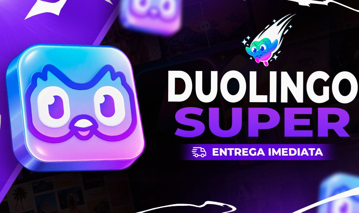 Duolingo SUPER NA SUA CONTA 1 MES - ENTREGA IMEDIATA