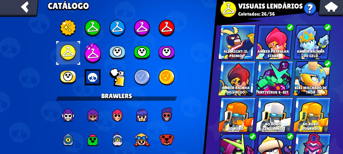 CONTA FULL RARA BRAWL STARS