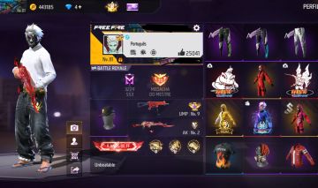 CONTA DE FREE FIRE / FF GEMADA SEGUNDO PASSE PUNHO PRIME 8 ANGELICAL ANTIGA EVO