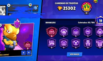 Conta de brawl super boa