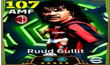 Gullit 107 milan, conta Efootball com épicos e show times