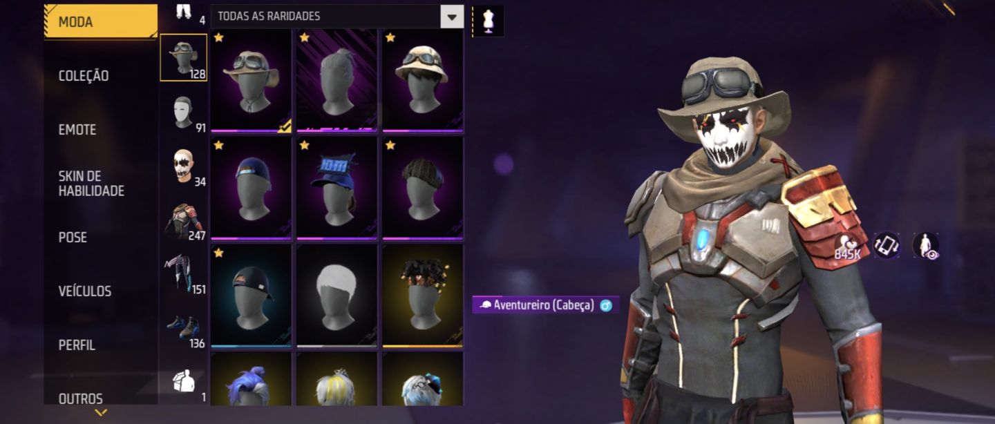 CONTA FREE FIRE COM 26 evolutivas e muitos itens raros!!!