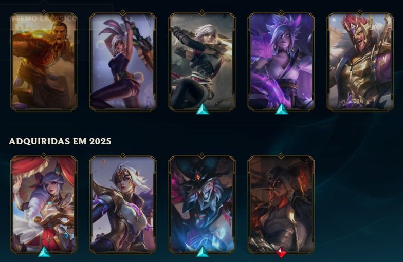 Conta Mestre 60% Winrate(49W 33L), 120 skin no preço