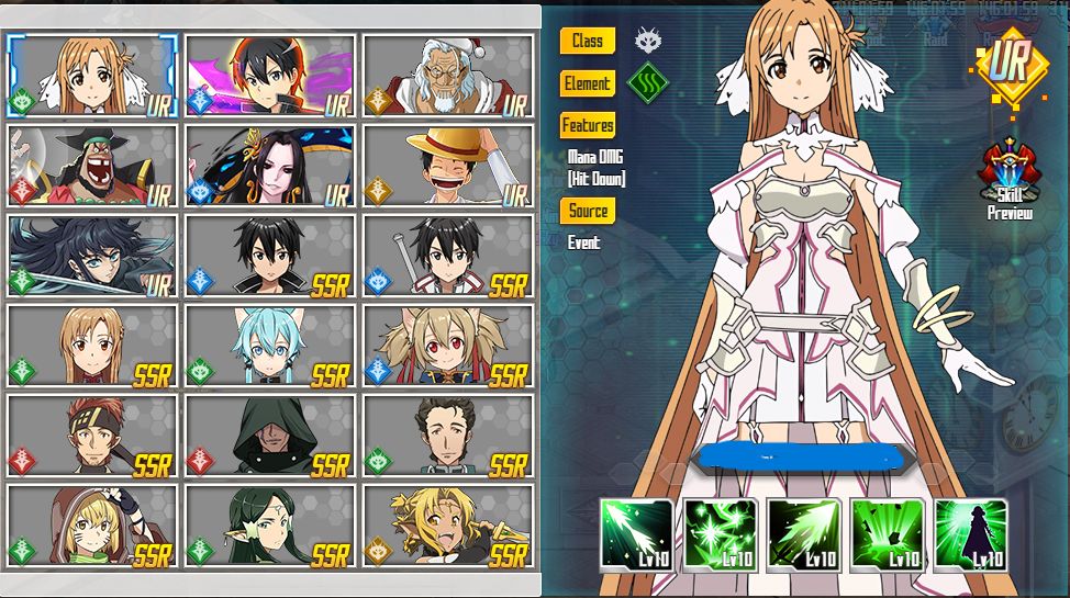 Conta SAO S189 | 6 UR + Vários SSR | 1 Ano | Muitos Itens e Equipamentos