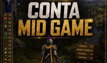 OSRS CONTA - 1460 TOTAL - 90 ATK/STR/DEF/RANGED/MAGIC | FIRE CAPE + B GLOVES