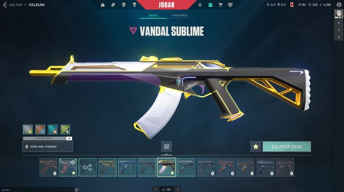 VANDAL GAIA, VANDAL SUBLIME E PHANTOM ONI E PASSES, SKIN DE TODAS AS ARMAS.