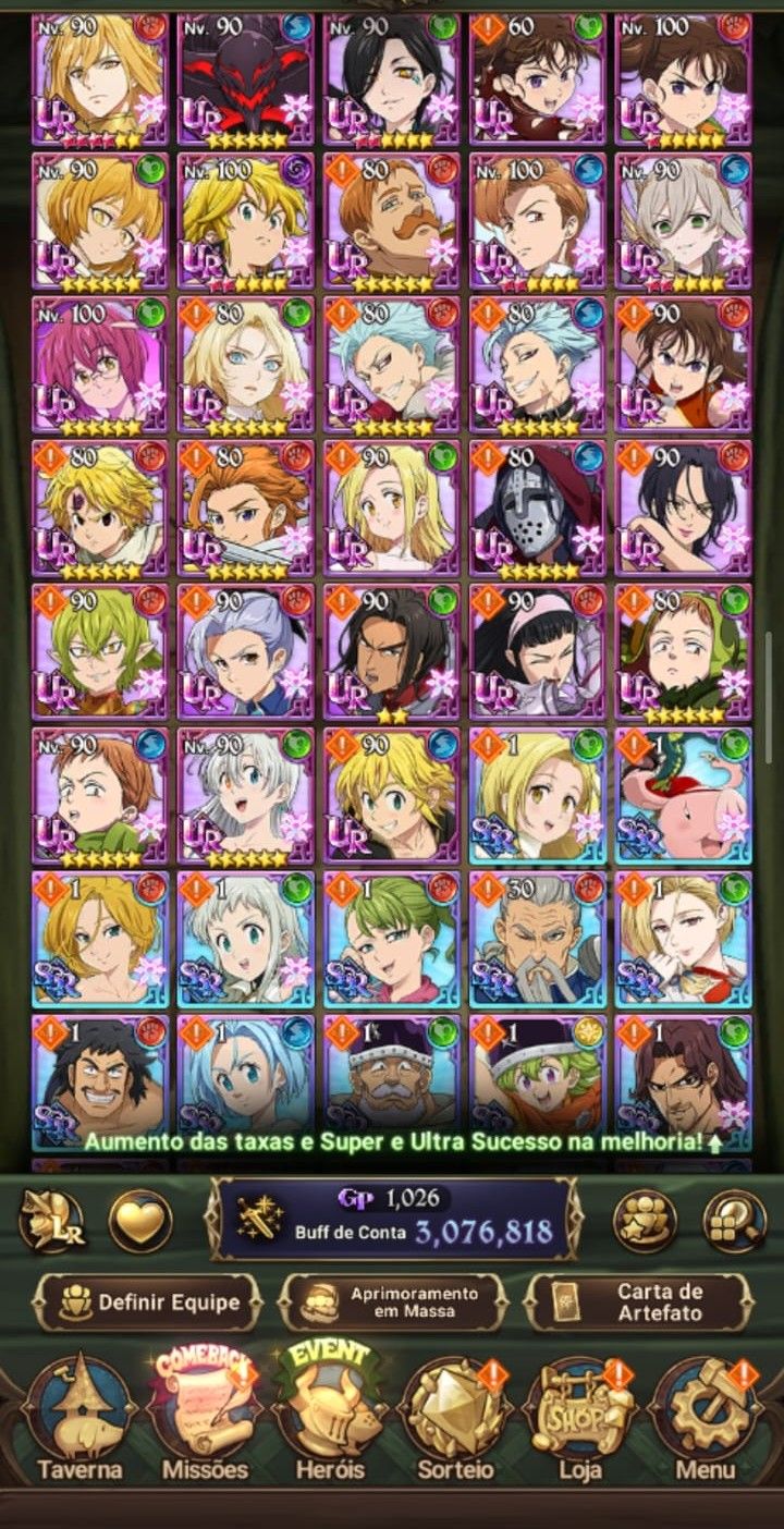 CONTA 7DS GRAND CROSS - COLLAB SOLO LEVELING