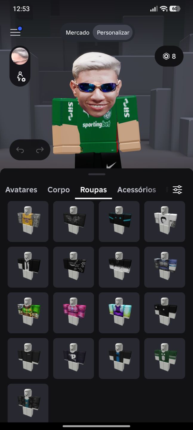 CONTA ROBLOX COM 4.000 ROBUX GASTOS + MUITAS ROUPAS