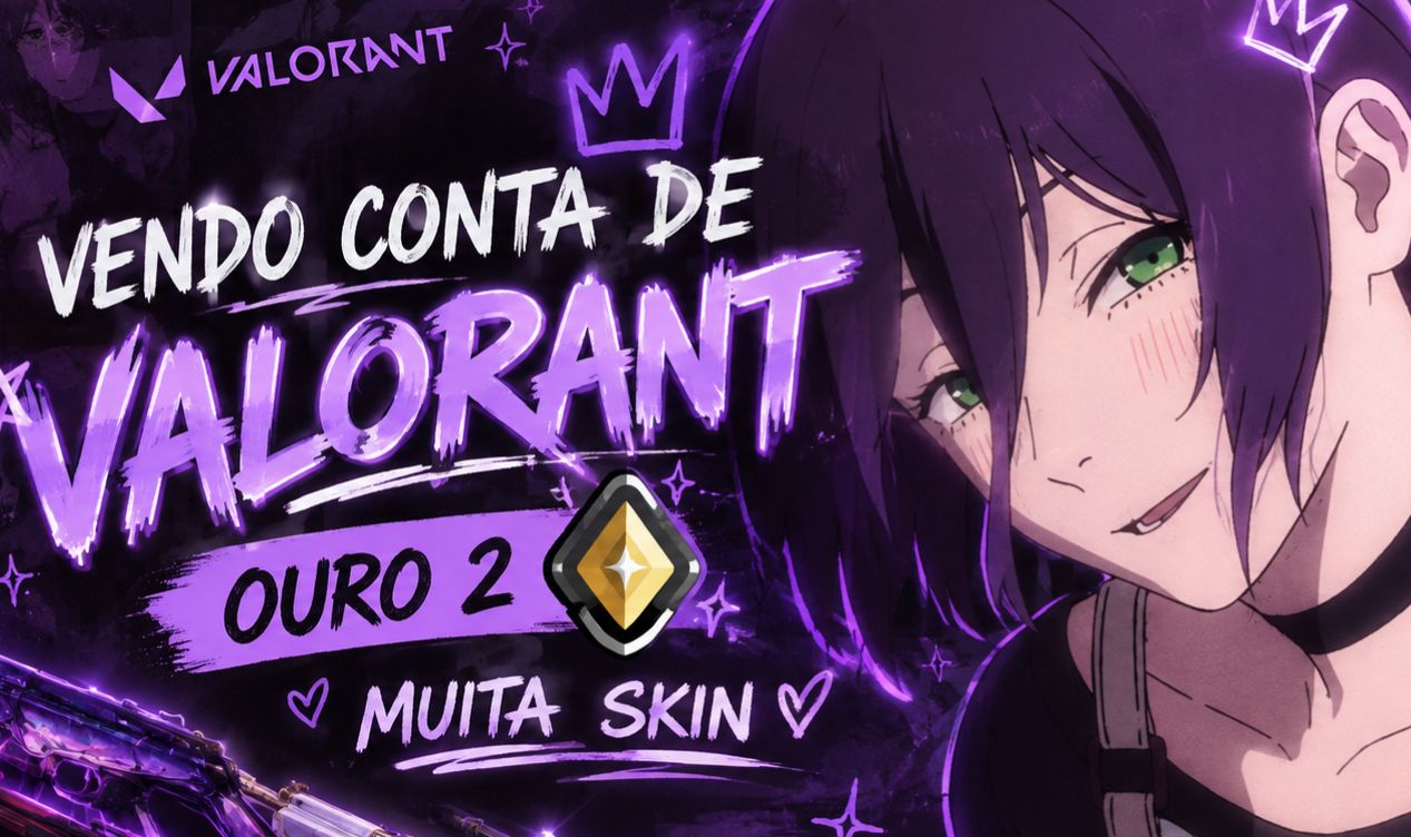 Conta de valorant cheia de skin