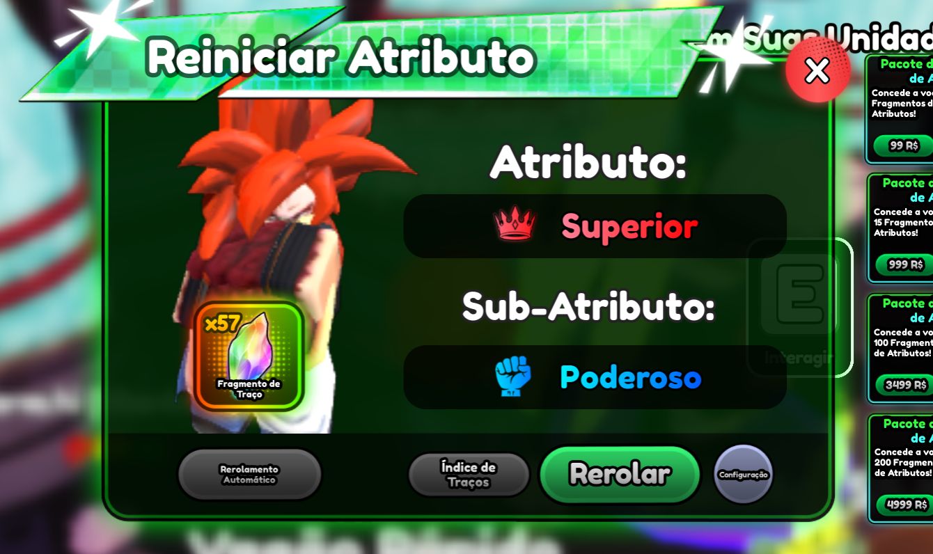 Conta anime squadron com gogeta superior + outros
