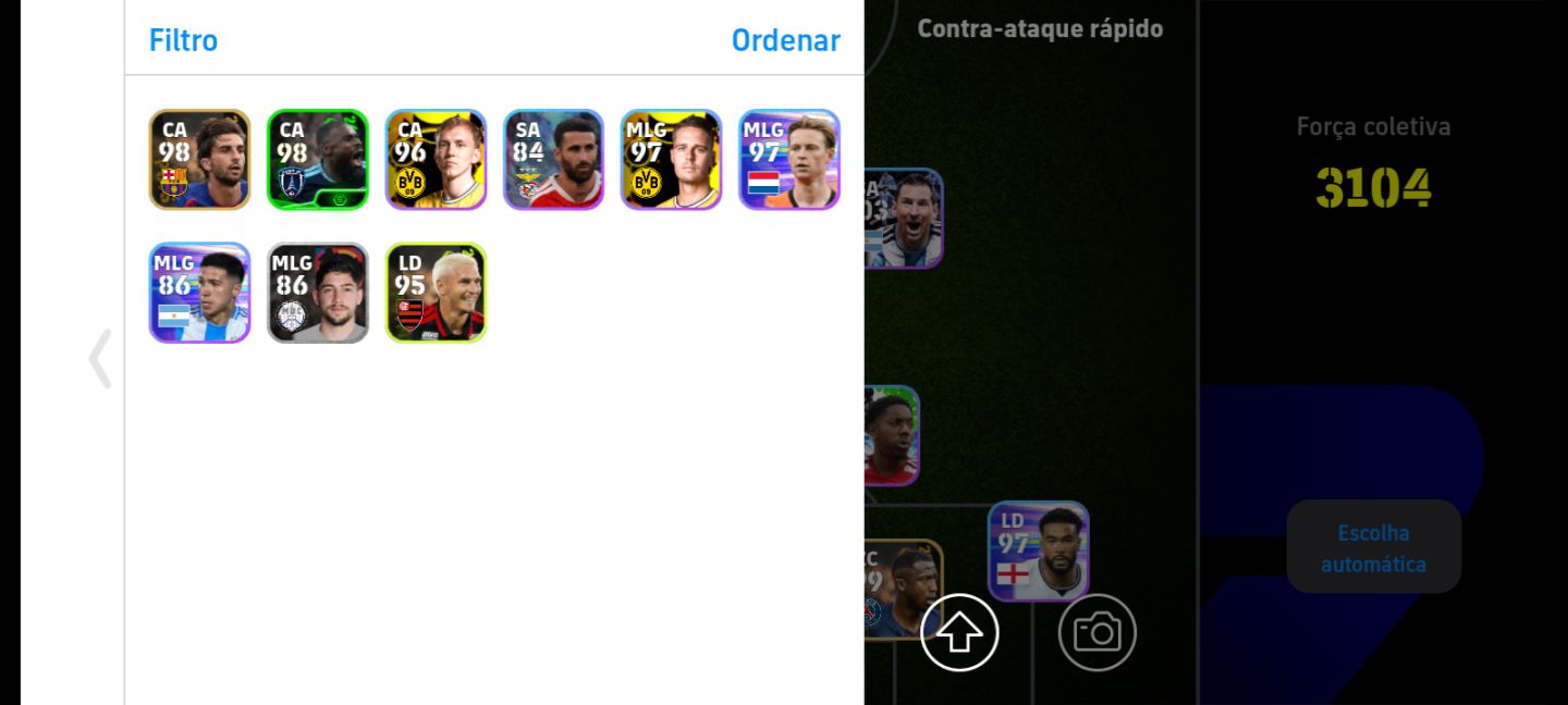 Conta Efootball Iniciante | Com Doué 107 + Messi 105 + Yamal + Eto