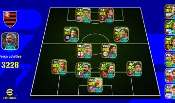CONTA EFOOTBALL TOP | TIME 3228+RUI COSTA, PATO, BONUCCI... + 1800 MOEDAS