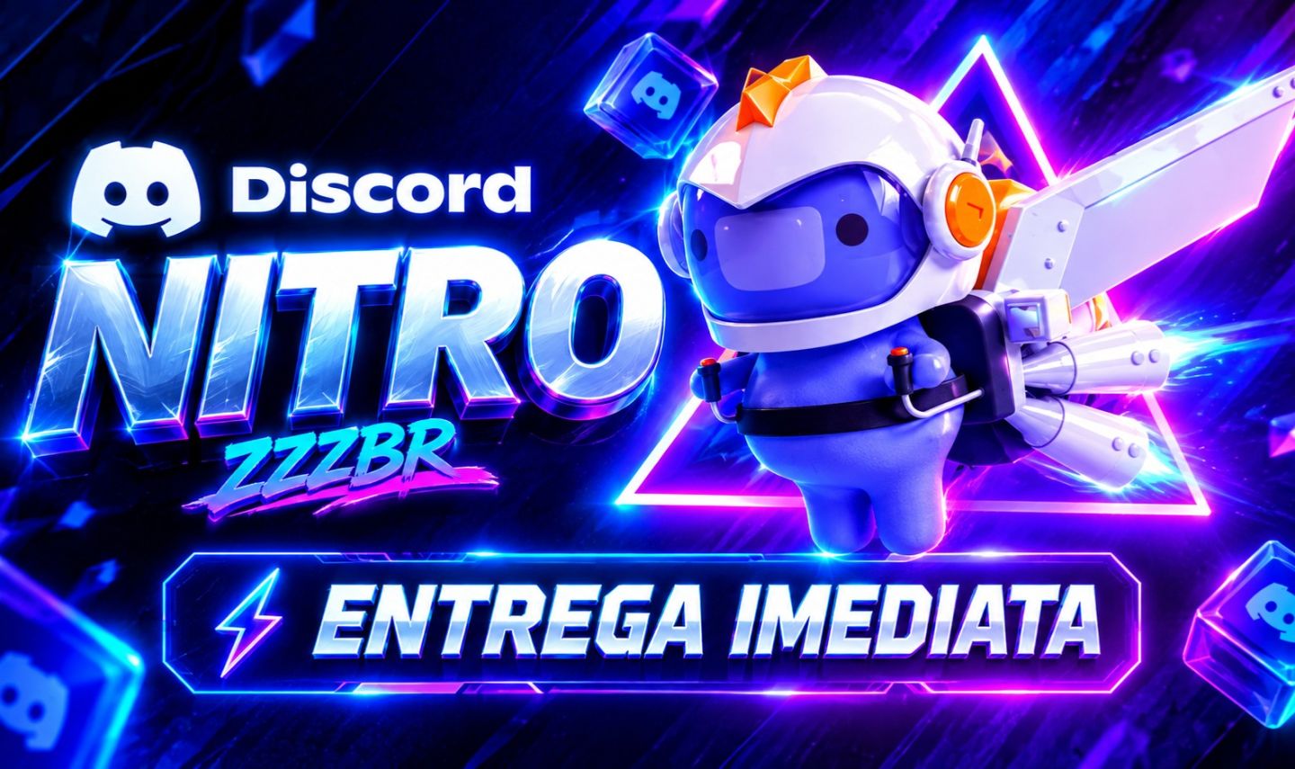 Discord Nitro Gaming 3 Mêses+ 6 Impulsos! ENTREGA IMEDIATA