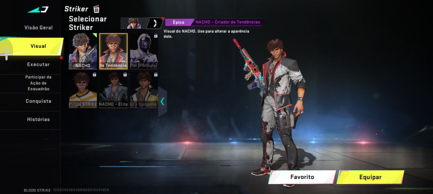 CONTA SIMPLES BLOODSTRIKE