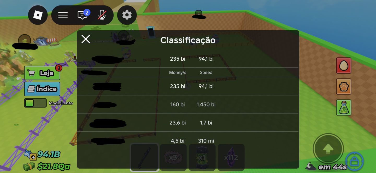 CONTA DE BLOX FRUITS+ROUBE UM OVO