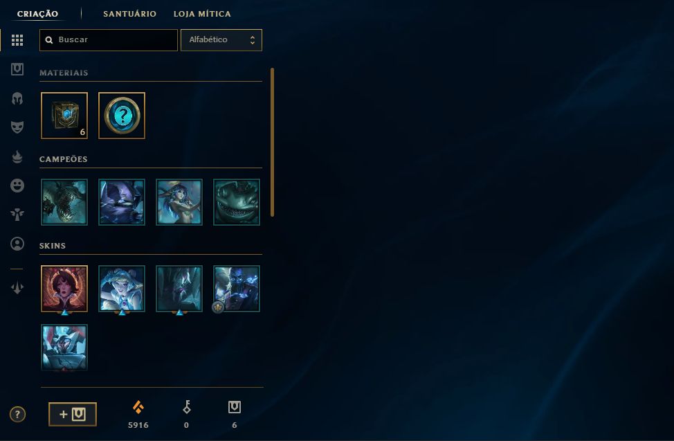 Conta LoL e Valorant