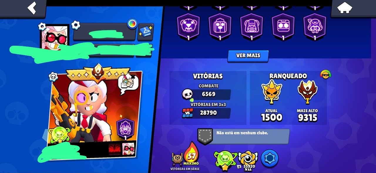 Vende-se Conta do brawl stars com shelly estelar