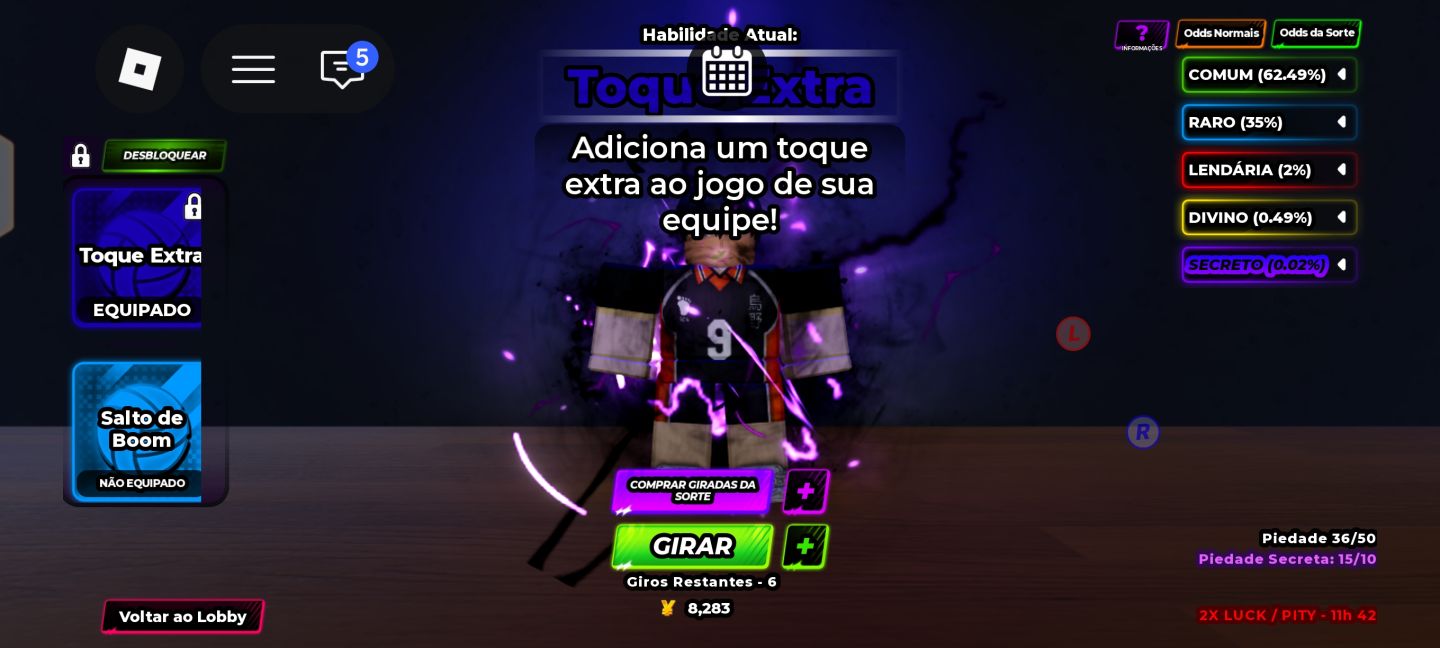 TSK CONTA A VENDA, SANU E KISUKI TAMBÉM, PARA SAIR RÁPIDO TEM EXTRA TOUCH LVL 68