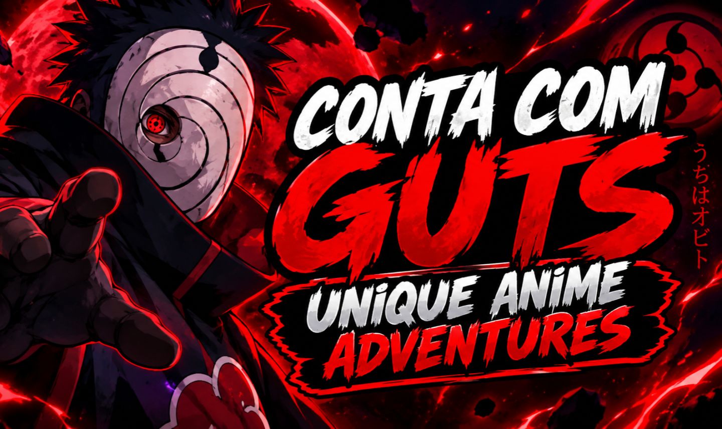 Conta anime adventures GUTS UNIQUE FARM GOLDS E MUITAS SKINS
