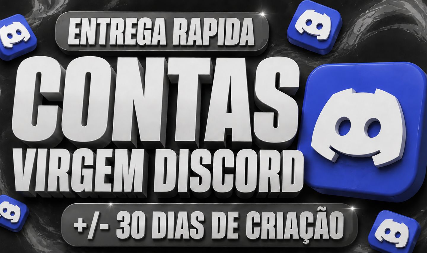 [ DISCORD ] CONTAS INICIAS -/+ 30 DIAS ( ENTREGA AUTOMÁTICA )