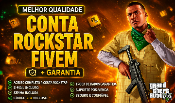 CONTA ROCKSTAR + BRINDE