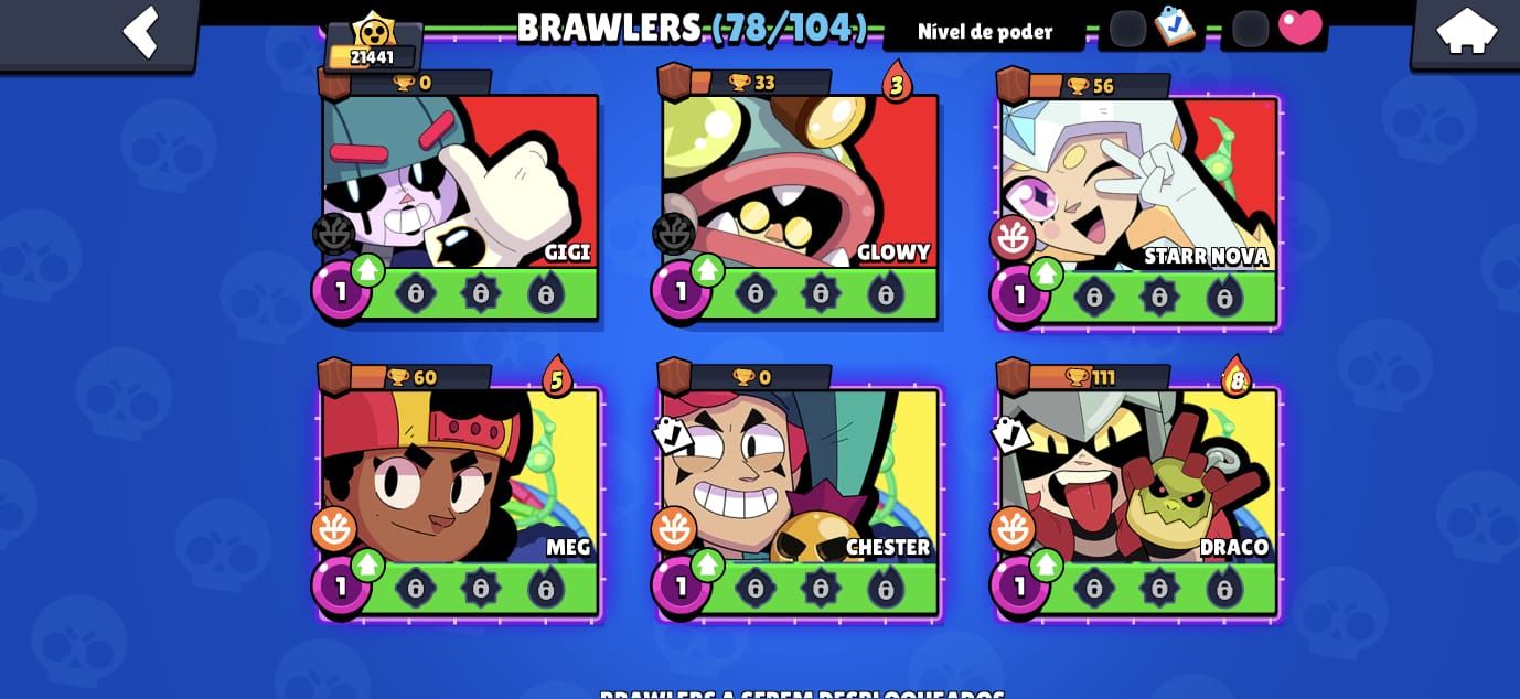 COMBO BRAWL STARS + CLASH ROYALE | 21K BS + 10.8K CR | Conta Supercell | +4 Anos