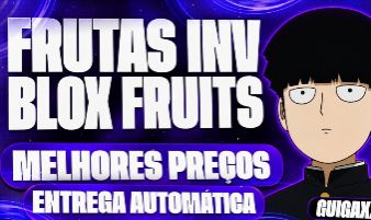 Contas com fruta no inventário BloxFruits