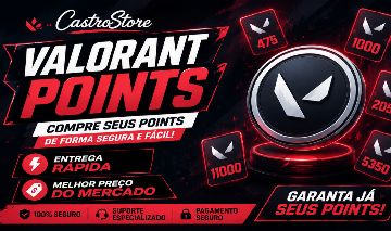 Valorant Points | via Gift - Entrega Rápida e Segura