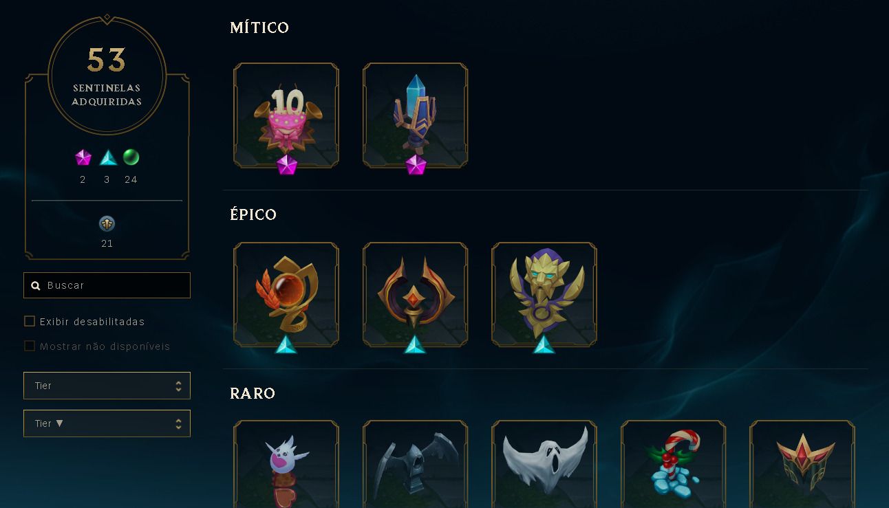 CONTA LOL +TFT + VALORANT LVL 765 - SKINKS NO LOL E VALORANT preço a combinar