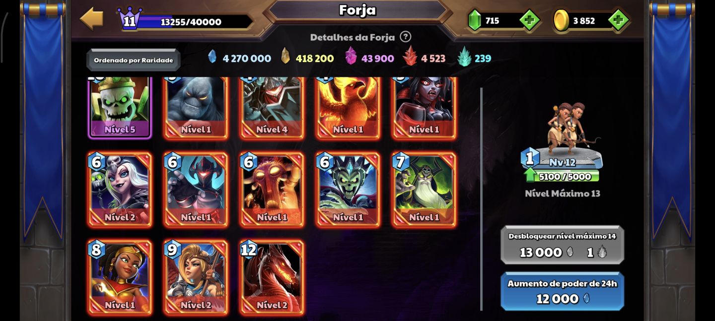 Conta Castle crush LV 11
