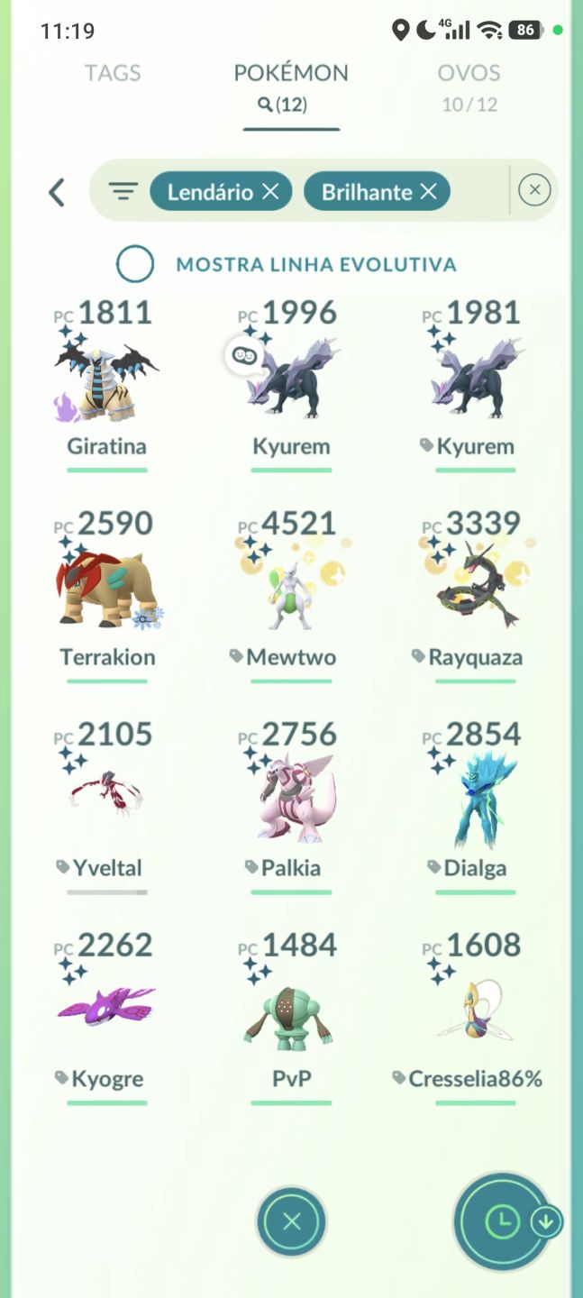 CONTA FULL RARA POKÉMON GO NIVEL 53 COM VÁRIOS SHINYS E LENDÁRIOS RAROS